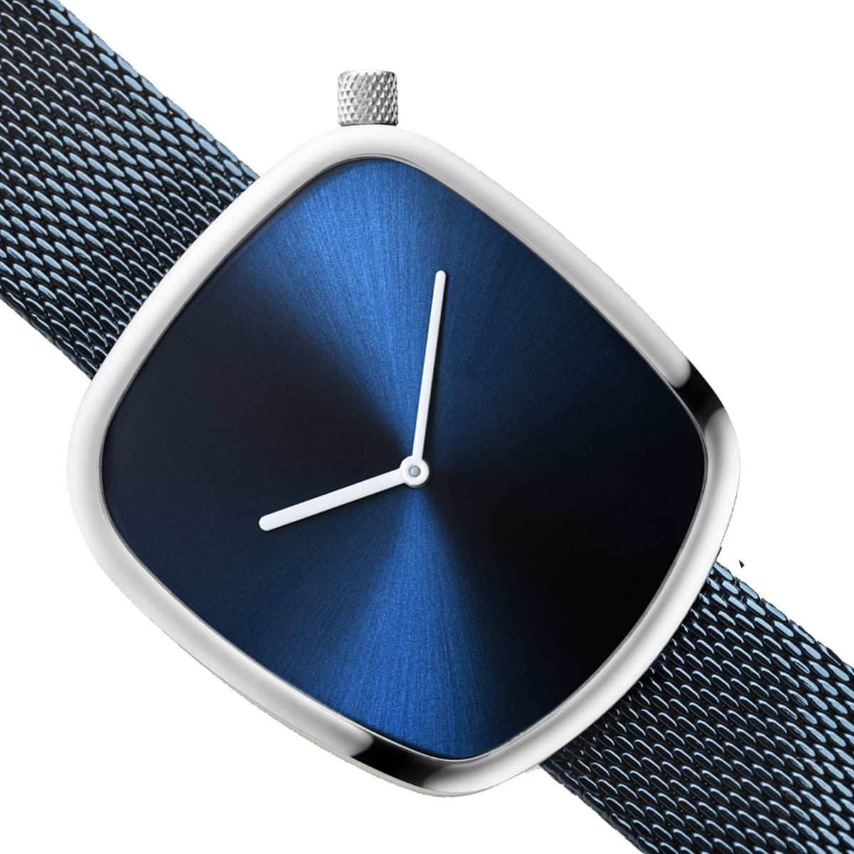 Bering Analog Blue & Milanese Men's Watch 18040 307