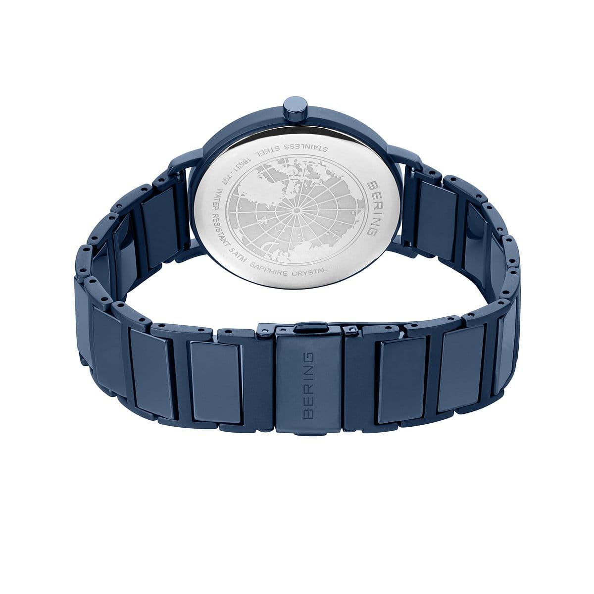 Bering Analog Blue & Stainless Steel Women's Watch 18531 797