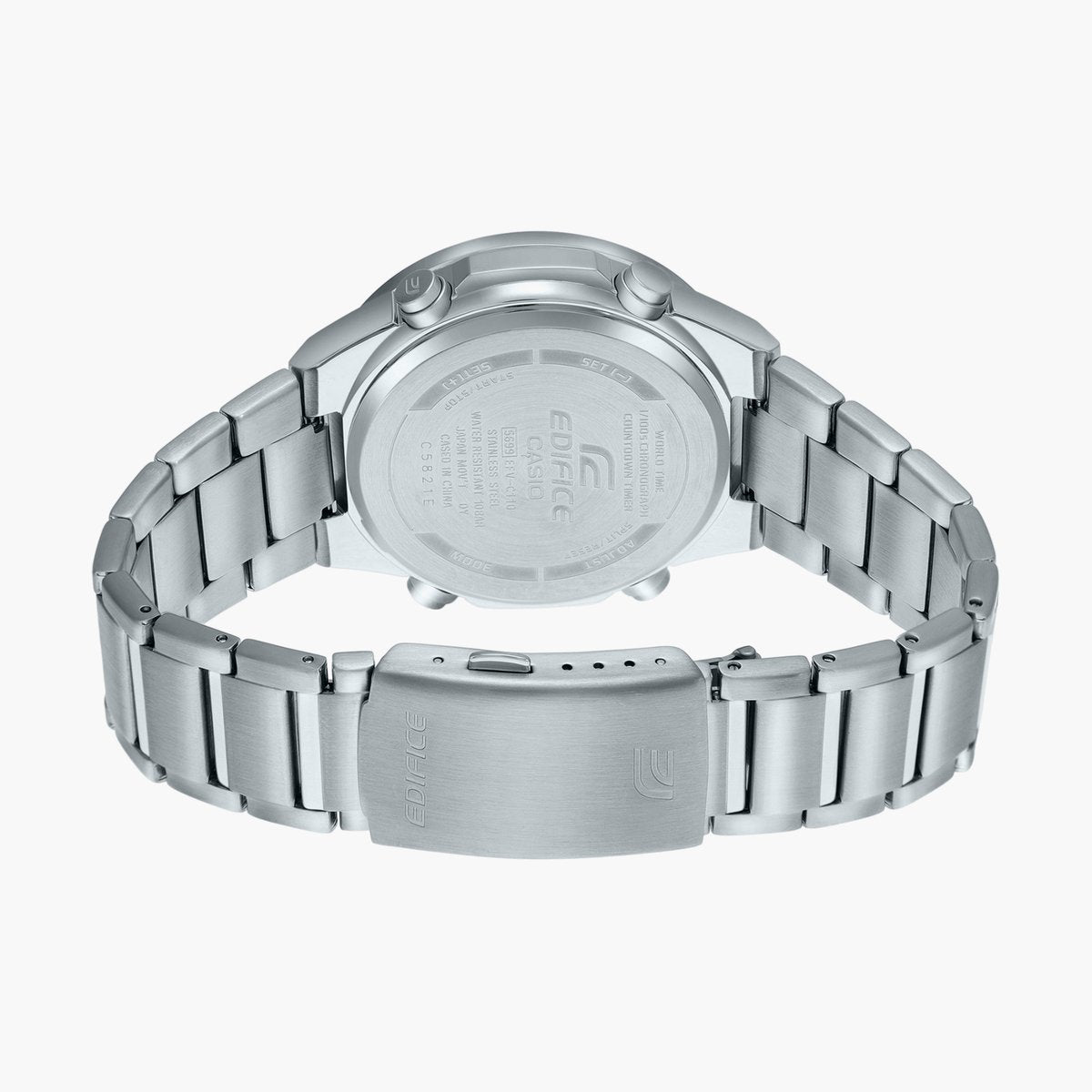 Casio Analog-Digital Blue & Stainless Steel Men's Watch ED552