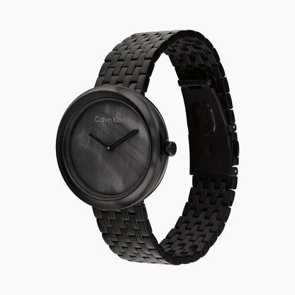 Calvin Klein Analog Green & Leather Men's Watch 25200323