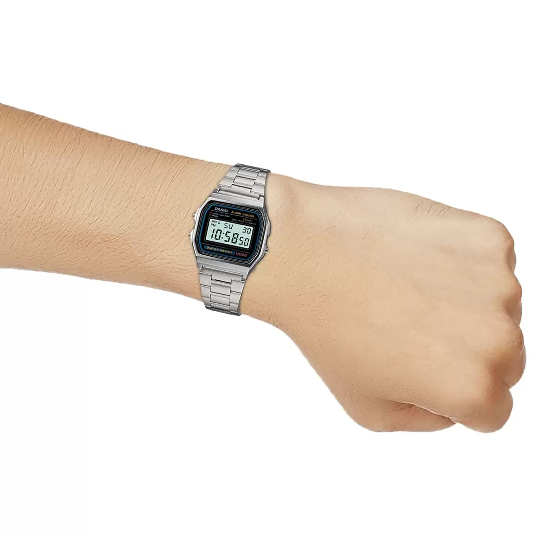 Casio Analog Multi-Colour & Stainless Steel Unisex Watch D011