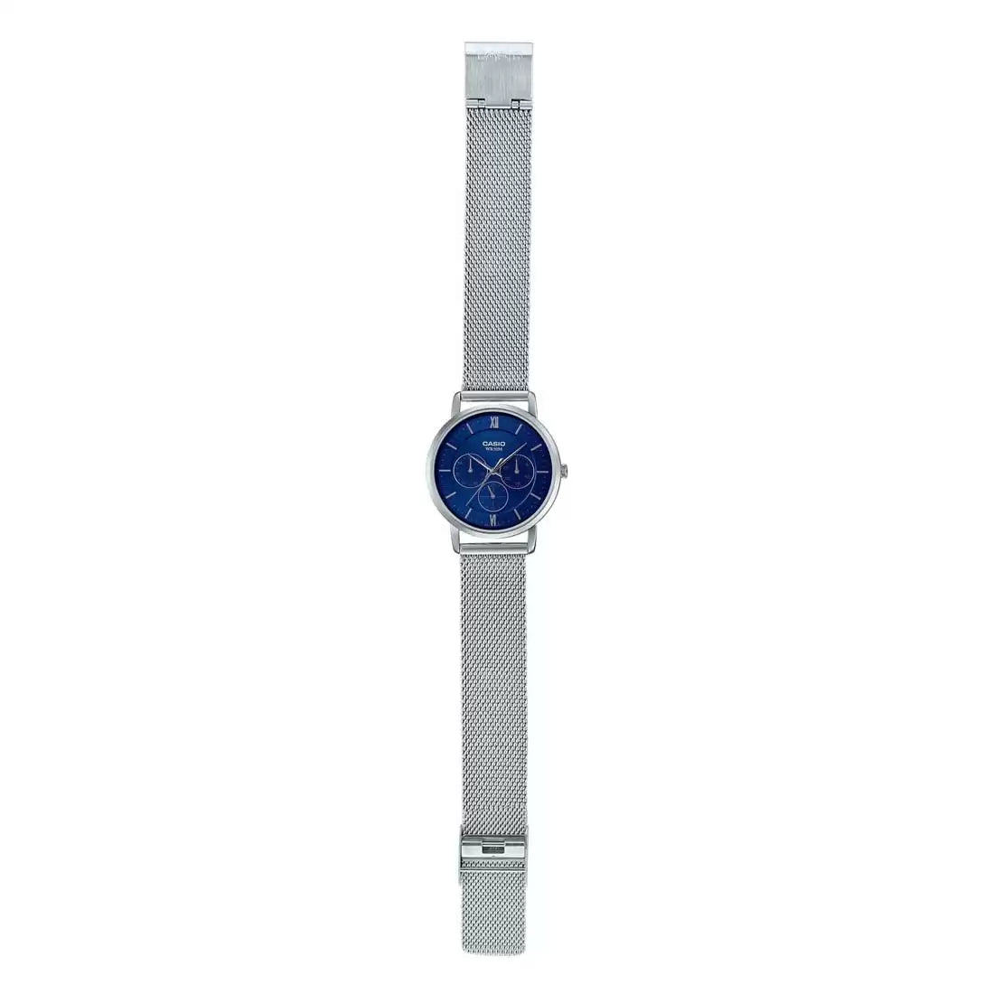CASIO Chronograph Blue & Stainless Steel Men's Watch A1921