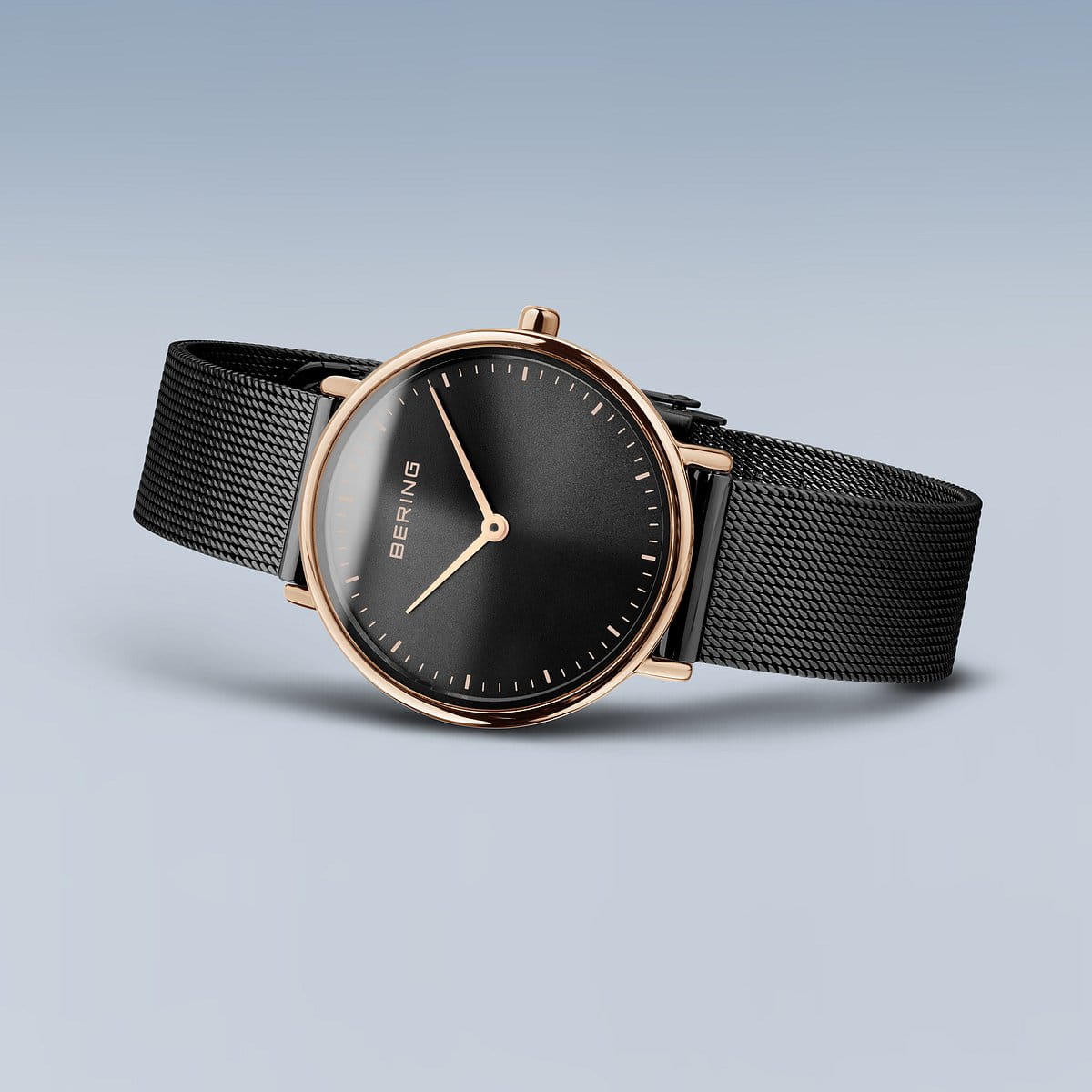 Bering Analog Black & Milanese Women's Watch 15729 166
