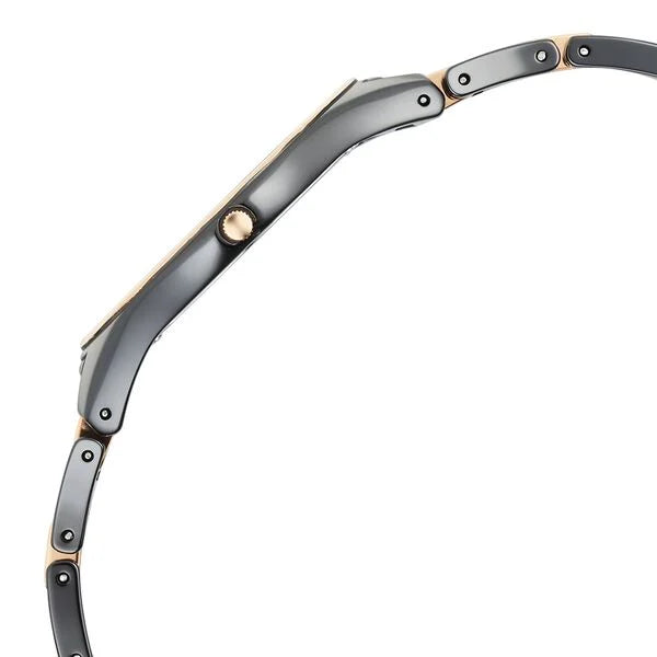 Analog Black & Ceramic Women' 2653KC05