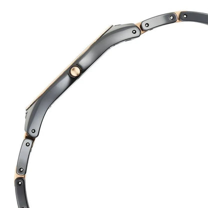 Analog Black & Ceramic Women' 2653KC05