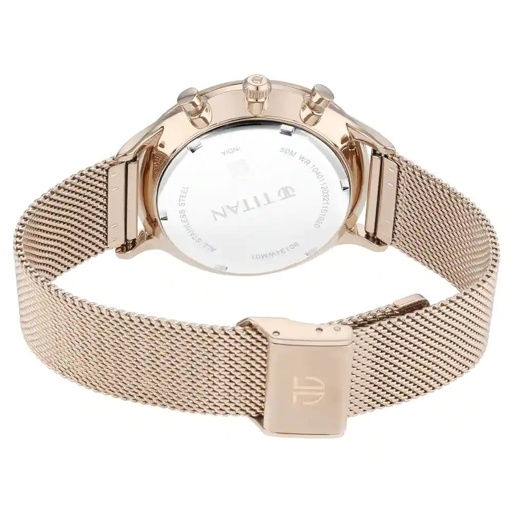 Multifunction Silver &  Men's Watch NR90134WM01