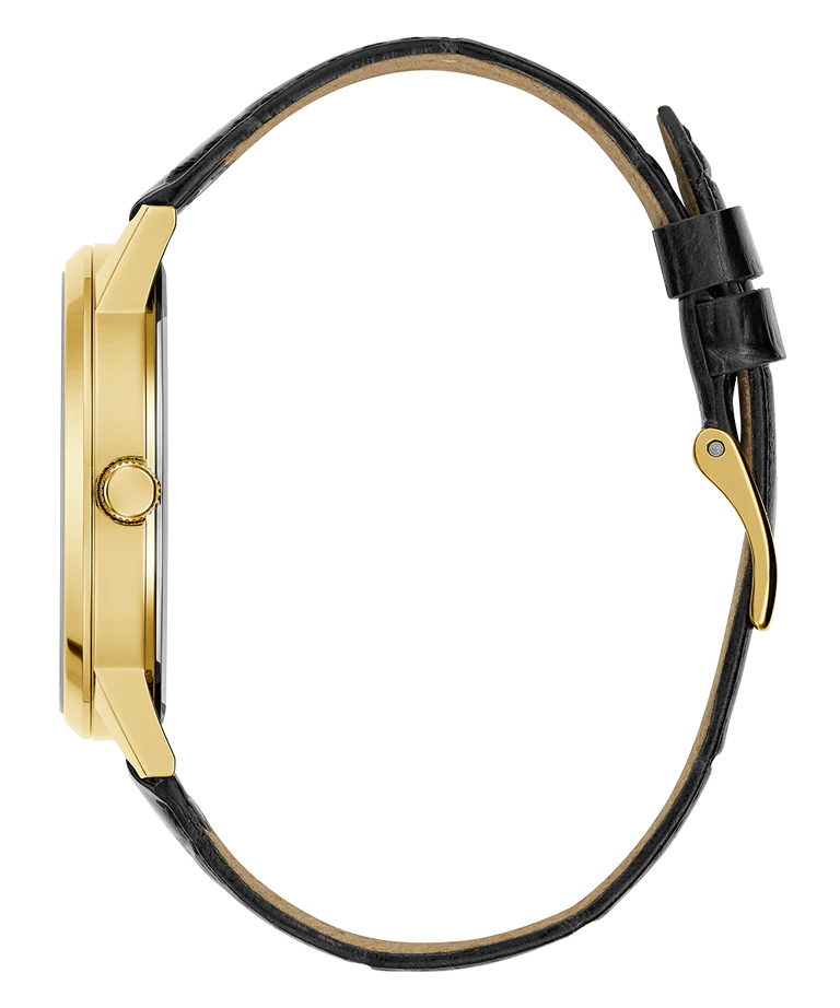 Guess Analog Gold & Leather Men's Watch GW0570G1