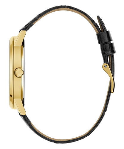 Guess Analog Gold & Leather Men's Watch GW0570G1