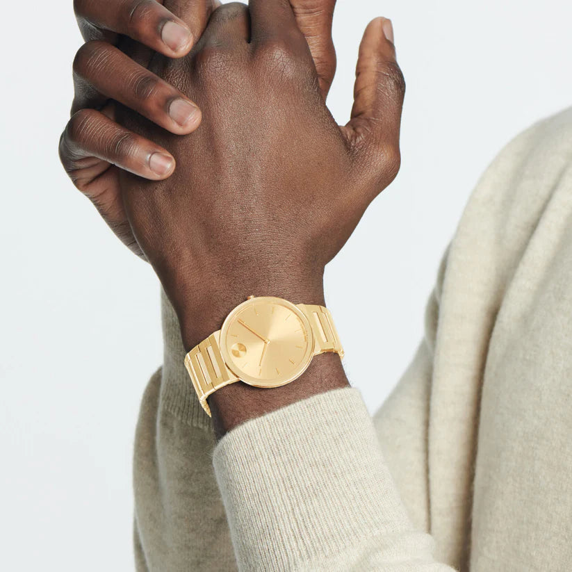 Movado  Gold & Stainless Steel Men's Watch 3601081