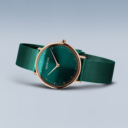 Bering Analog Green & Milanese Women's Watch 15729 868