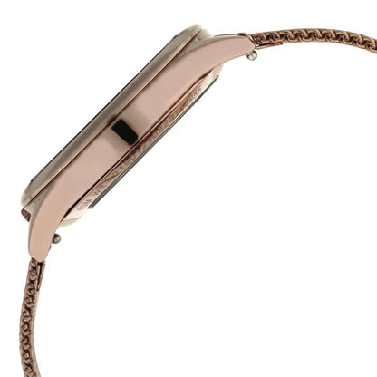 Analog Brown & Stainless Steel Women's Watch NR95130QM01