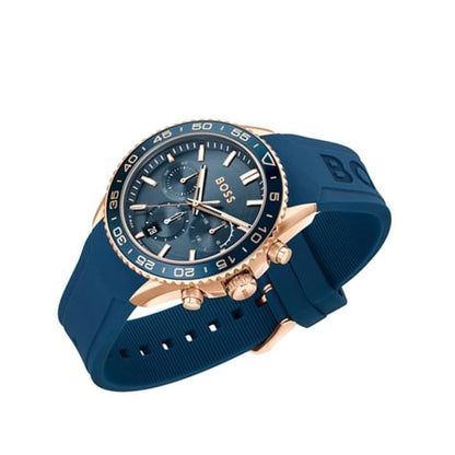 Quartz Male Chronograph Blue Silicone Watch 1514169