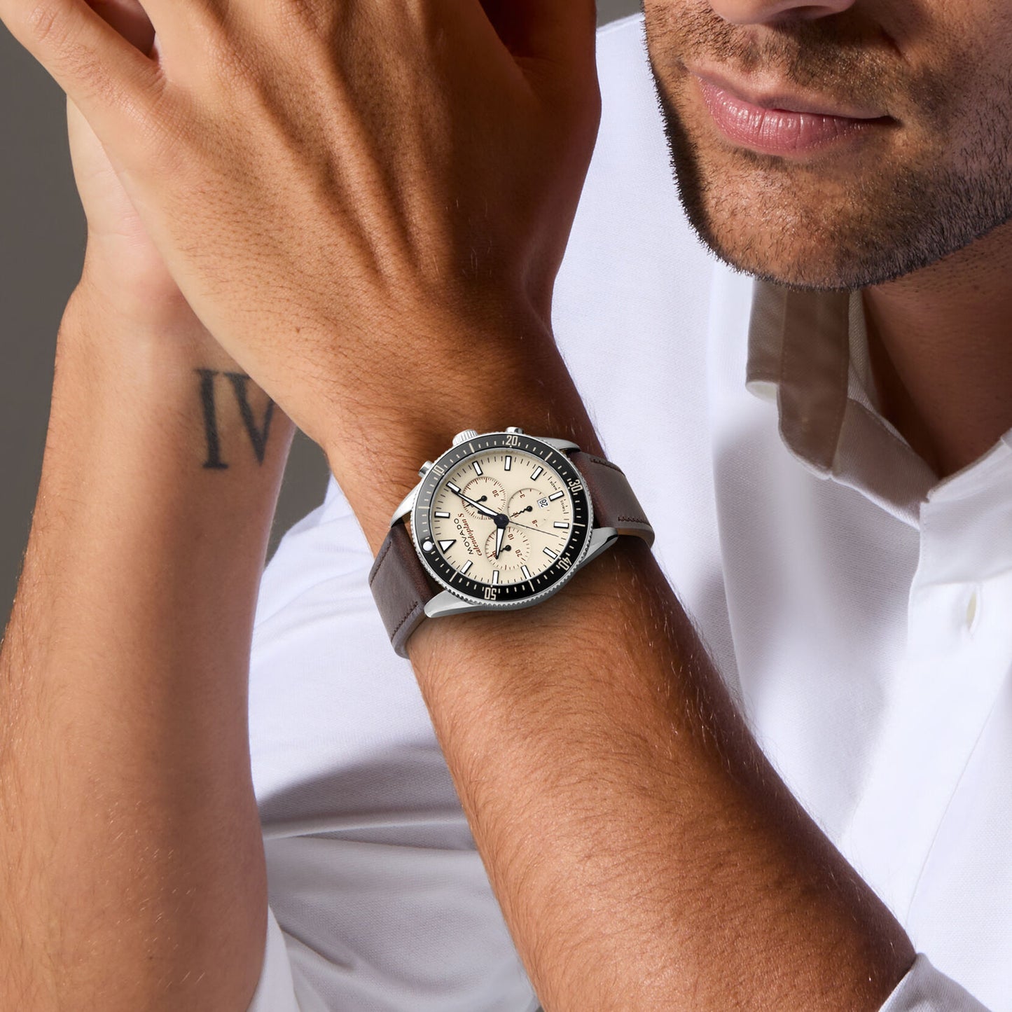 Movado Heritage Series Calendoplan S Men's Watch - Swiss Quartz Chronograph 3650205