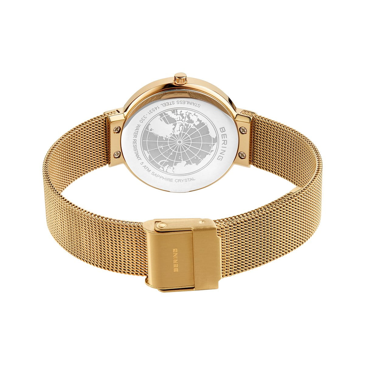 Bering Analog White & Milanese Women's Watch 14531 330