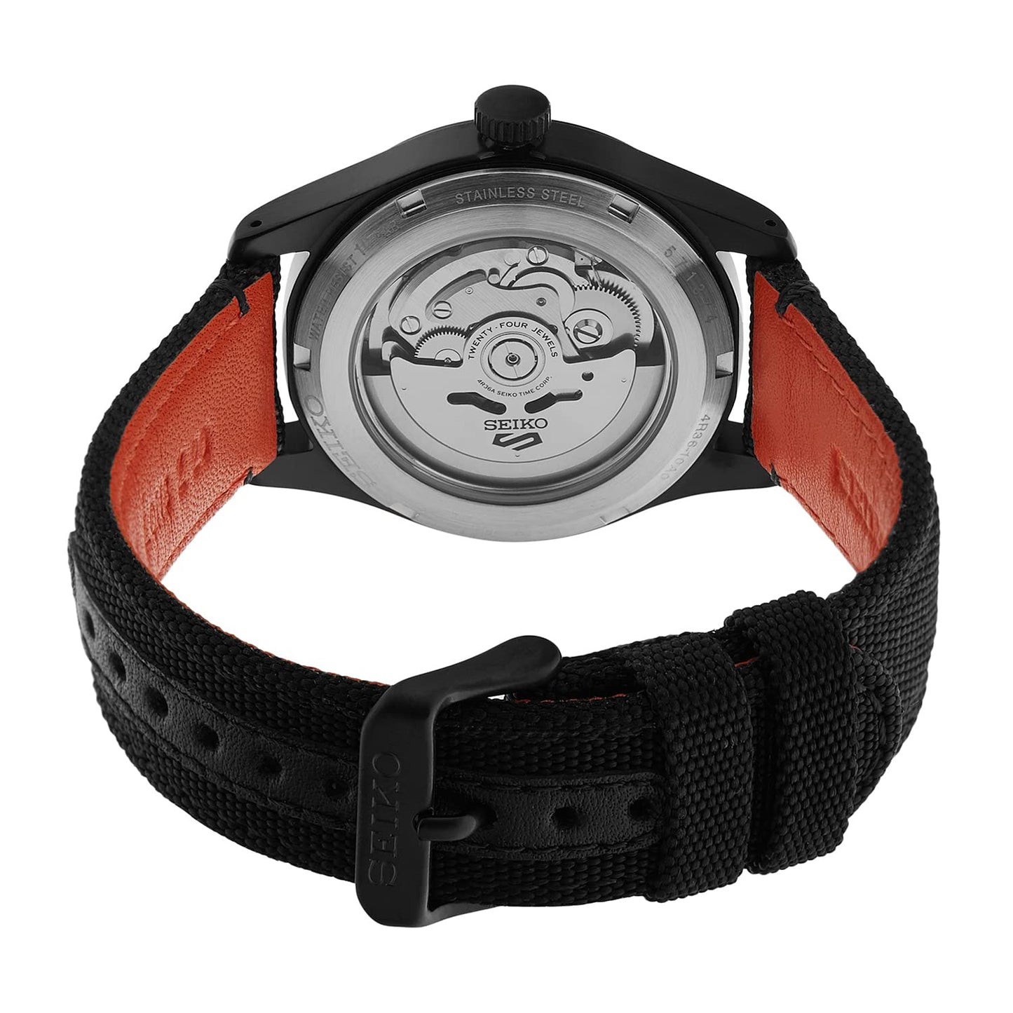 Seiko Analog Black & Nylon Men's Watch SRPH33K1