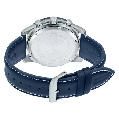 Casio Analog Black & Leather Men's Watch EX535