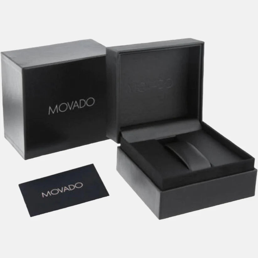 Movado Analog Mother Of Pearl & Stainless Steel Women's Watch 607629