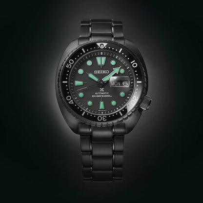 Prospex ‘Black Series’ ‘Night Vision’ Turtle Diver’s watch SRPK43K1