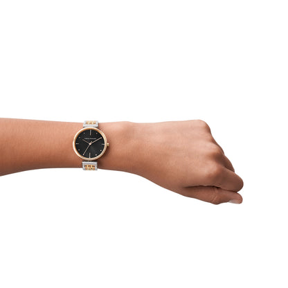 Armani Exchange Analog Black & Stainless Steel Women's Watch AX5911