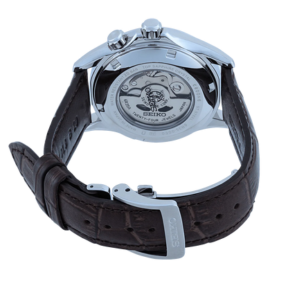 Seiko Analog Green & Leather Men's Watch SPB121J1