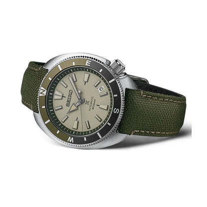 Seiko Analog grey & Polyester Men's Watch SRPG13K1