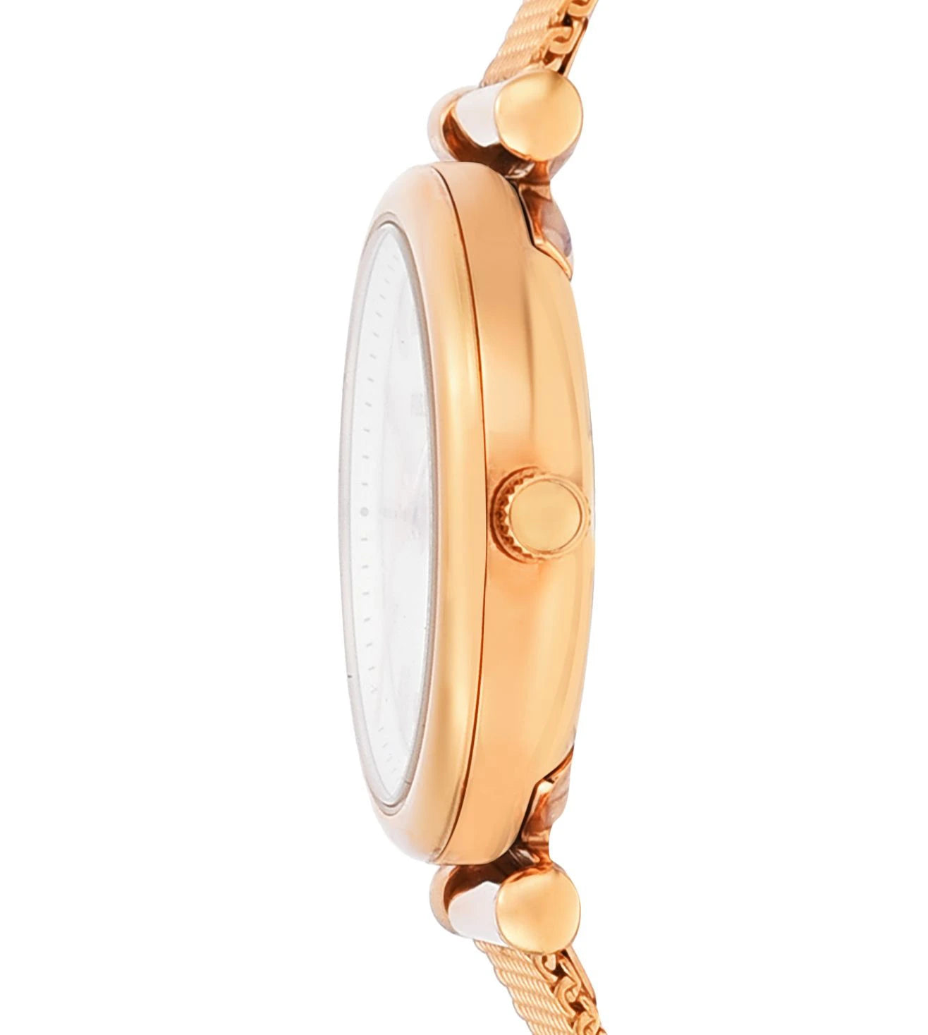 Fossil  White & Stainless Steel Women's Watch ES4433