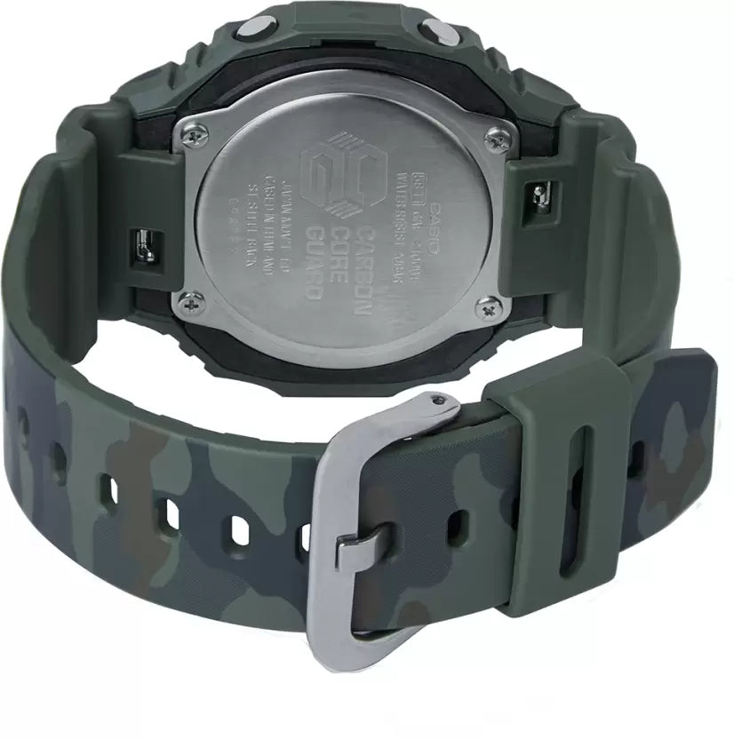 Casio Analog-Digital Green & Resin Men's Watch G1312