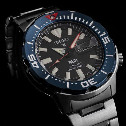 Seiko Analog Black & Stainless Steel Men's Watch SRPE27K1
