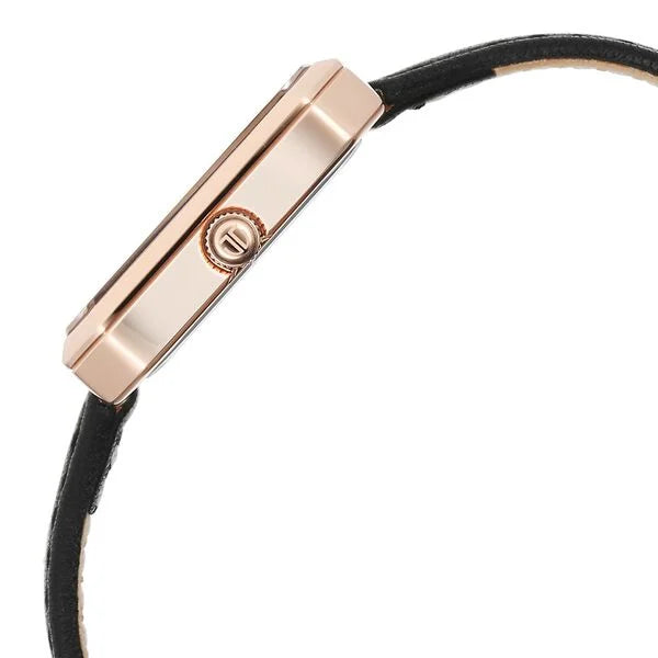 Analog Silver & Leather Women's Watch 95249WL01