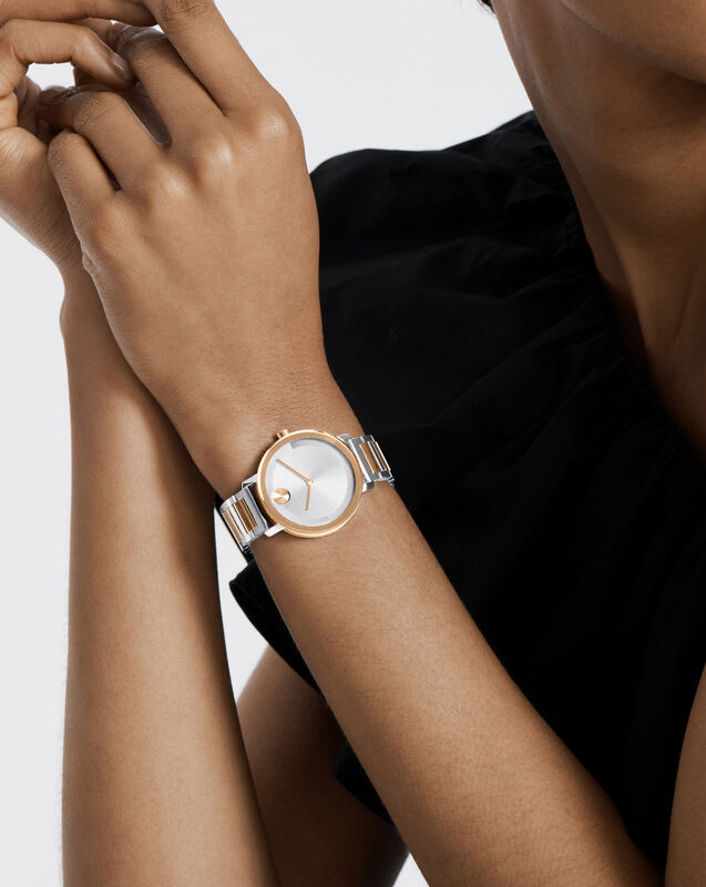 Movado Analog Silver & Stainless Steel Women's Watch 3601141