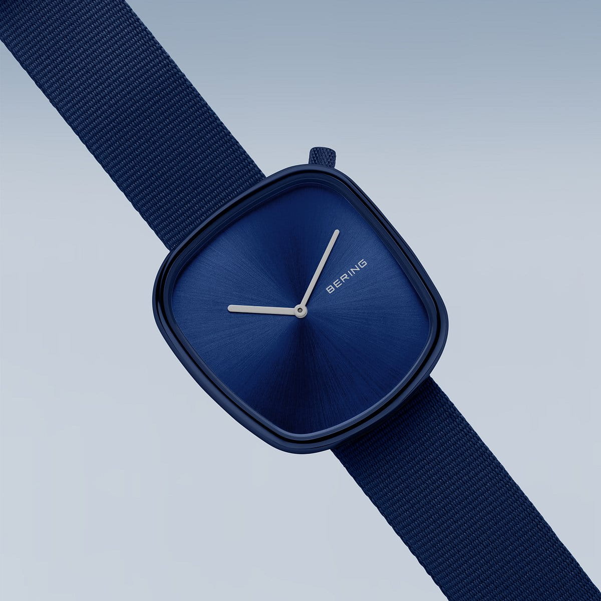 Bering Analog Blue & Nato Men's Watch 18040 397