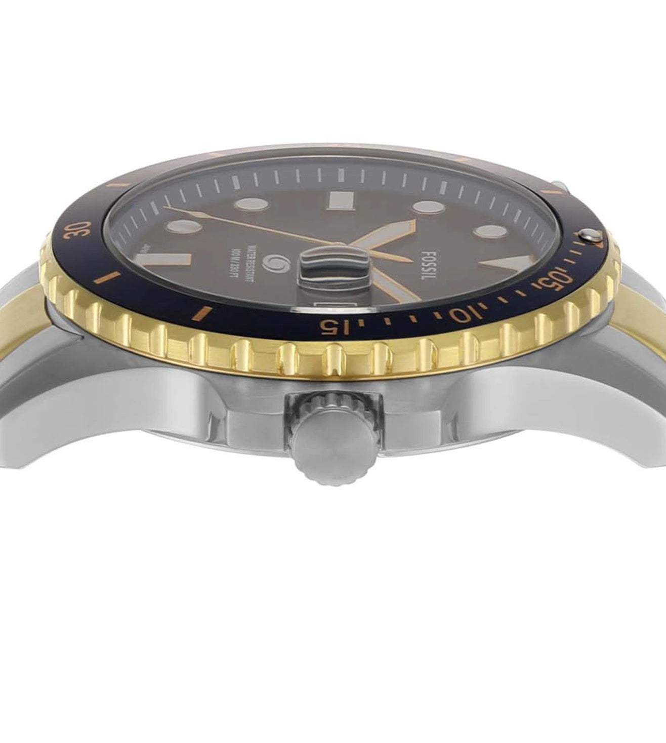 Fossil  Blue & Stainless Steel Men's Watch FS6034