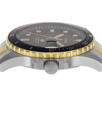 Fossil  Blue & Stainless Steel Men's Watch FS6034