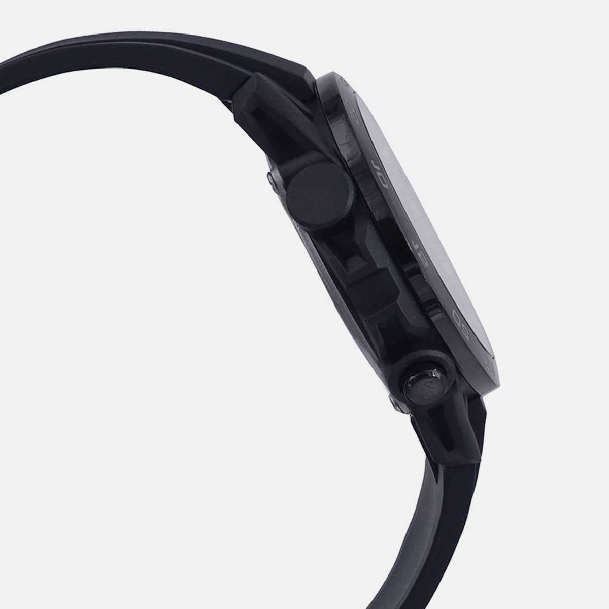 Casio Analog-Digital Black & Resin Men's Watch ED577