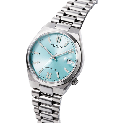 CITIZEN Analog Blue & Stainless Steel Men's Watch NJ0200 50L