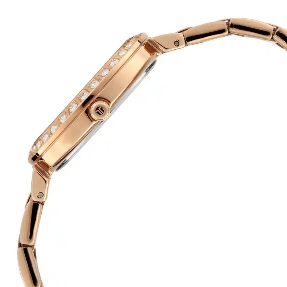 Analog Rose Gold & Stainless Steel Women's Watch 95110WM01
