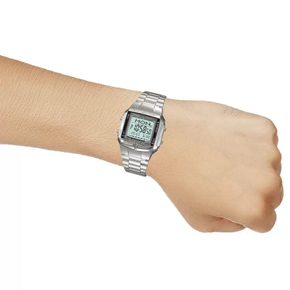 Casio Digital Grey & Stainless Steel Unisex Watch DB27