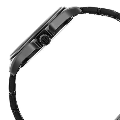 Multifunction Black & Stainless Steel Men's Watch NR1698KM02
