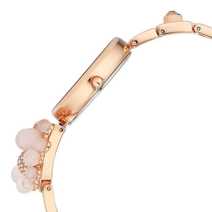 Analog Mother Of Pearl & Metal band Women's Watch 95201WM01