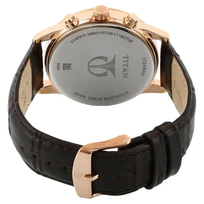 Multifunction Brown &  Men's Watch NR1734WL01
