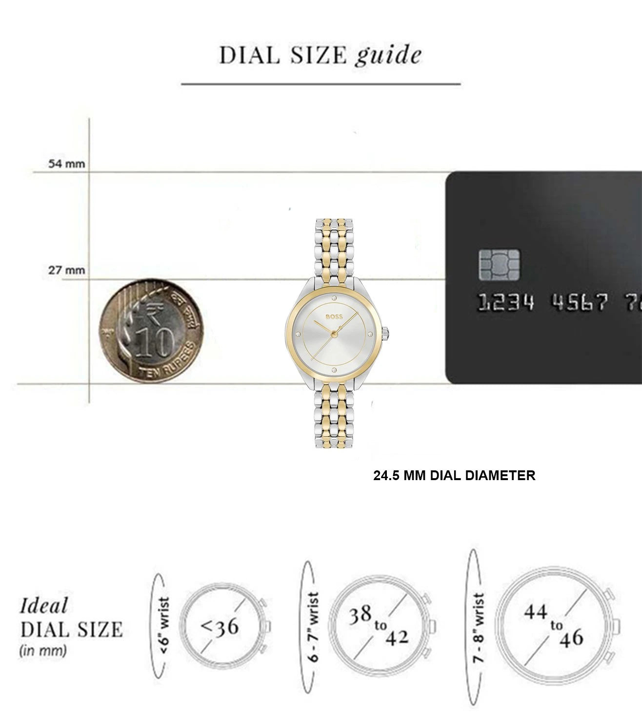 Hugo Boss Analog White & Stainless Steel Women's Watch 1502724