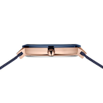 Bering  Blue & milanese Women's Watch 35036 367