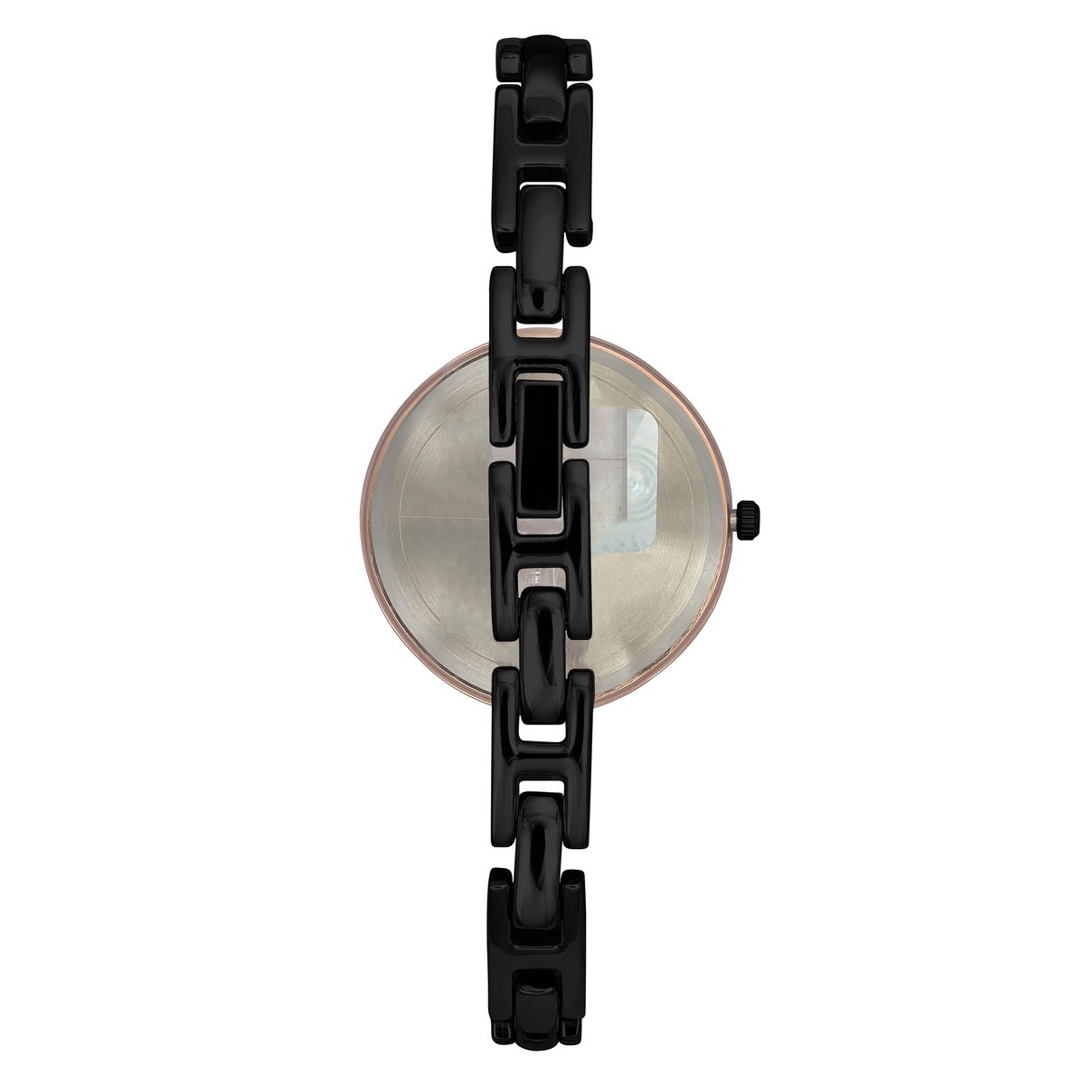 Analog Black & Stainless Steel Women's Watch TWEL12823