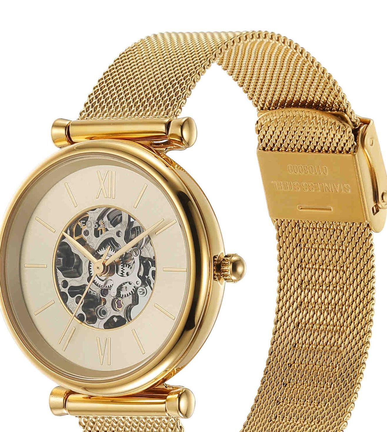Fossil  Gold & Stainless Steel Women's Watch ME3250
