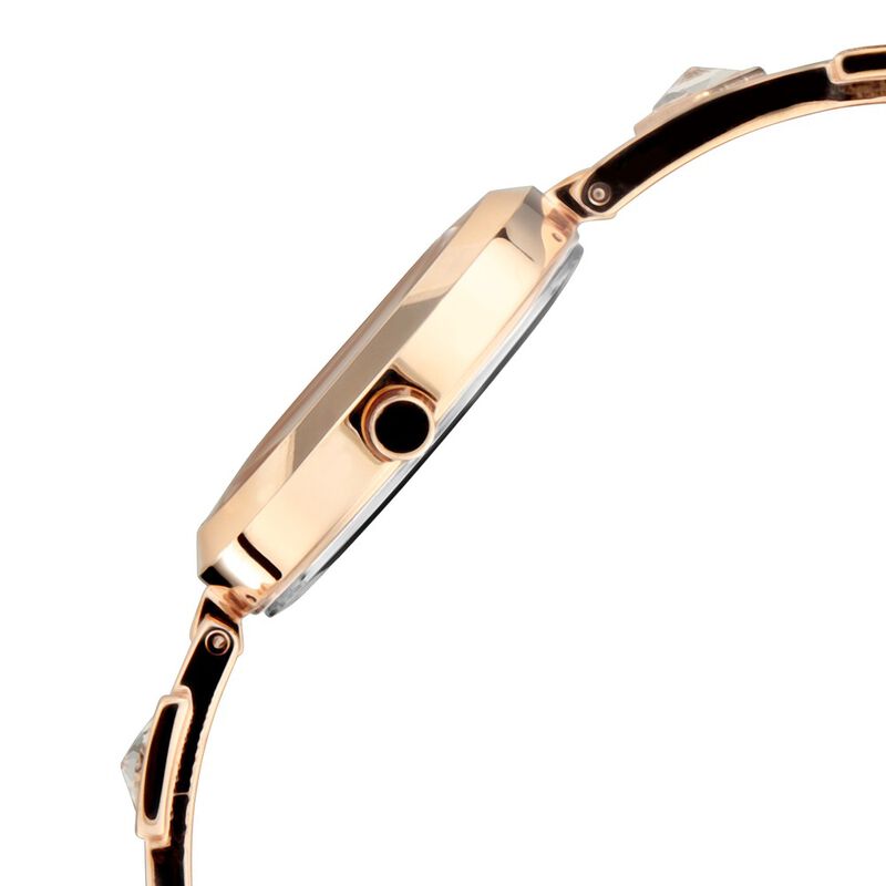 Analog Mother Of Pearl & Metal band Women's Watch NR2606WM04