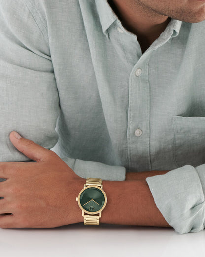 Movado  GREEN & Stainless Steel Men's Watch 3601156