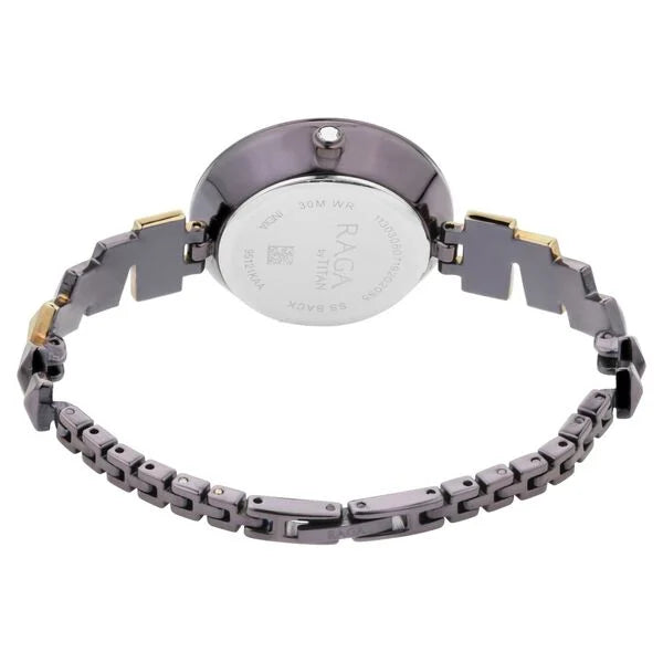 Analog Brown & Stainless Steel Women' NS95121KM01