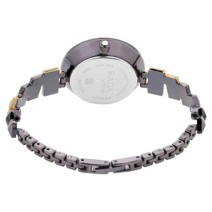 Analog Brown & Stainless Steel Women' NS95121KM01