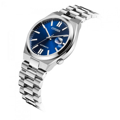 Citizen Analog Blue & Stainless Steel Men's Watch NJ0150 81L