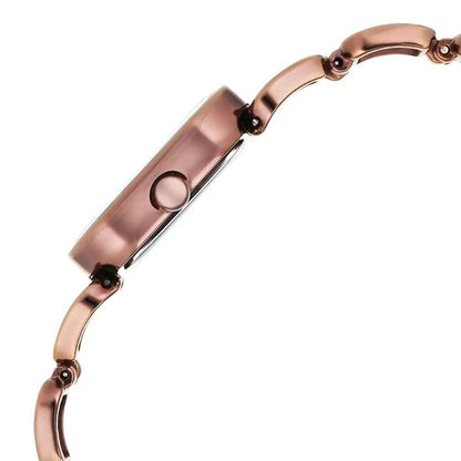 Raga Ascend Quartz Analog Brown Dial With Brown Color Metal Strap Watch For Women